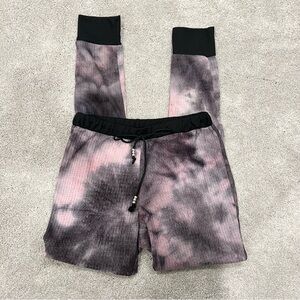 Steve Madden‎ Women's Dark Tie Dye Jogger Drawstring Pajama Sweatpant. Size S.
